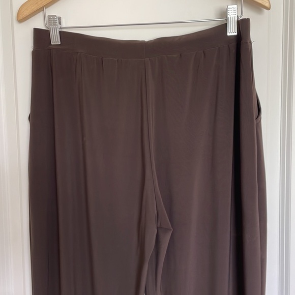 Clara Sunwoo Women’s Pull-On Pants Brown L - Picture 5 of 7